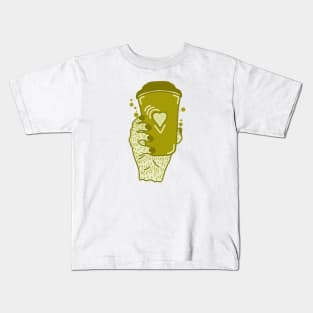 Green Love Coffee Kids T-Shirt